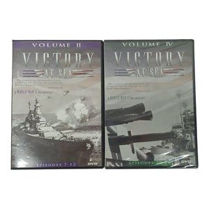 Victory At Sea Volume II IV A World War II Documentary DVD Lot Of 2